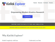 Tablet Screenshot of kintekexplorer.com